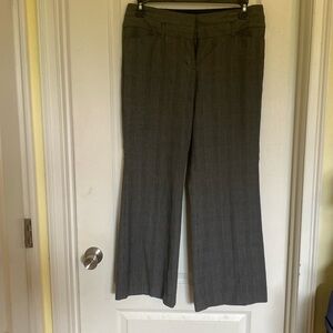 Express Editor black-and-white plaid pants